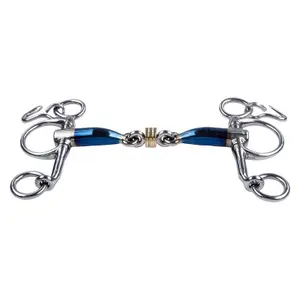 Pelham for horse Trust Sweet Iron Baby Brass Ring image-0