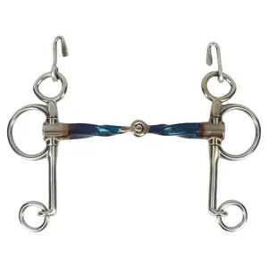 Pelham for horse Trust Sweet Iron Twist Jointed image-0