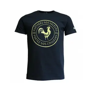 T-Shirt Religion Rugby gold coq image-0