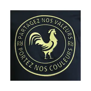T-Shirt Religion Rugby gold coq image-2