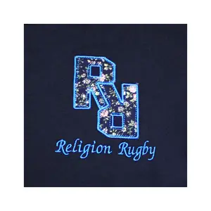 T-Shirt mit Blume Religion Rugby image-2