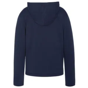 Long sleeve hooded t-shirt with child logo Schott image-2