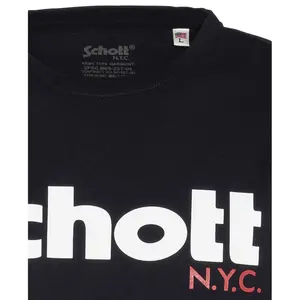 T-shirt manches courtes grand logo Schott image-2
