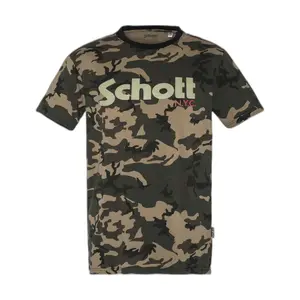 T-shirt manches courtes grand logo Schott image-0