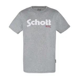 T-shirt manches courtes grand logo Schott image-0
