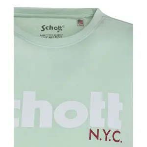 T-shirt manches courtes grand logo Schott image-2