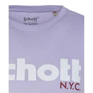 T-shirt manches courtes grand logo Schott image-2