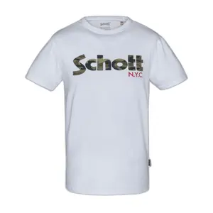 T-shirt manches courtes grand logo Schott image-0