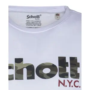 T-shirt manches courtes grand logo Schott image-1