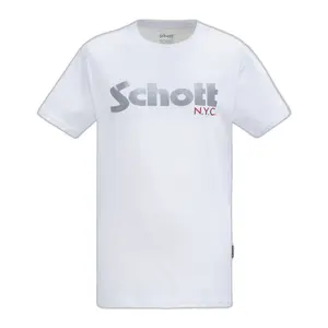 T-shirt manches courtes grand logo Schott image-0