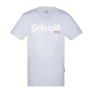 T-shirt manches courtes grand logo Schott image-1
