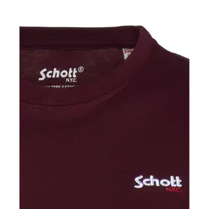 T-shirt petit logo Schott casual image-2