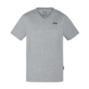 T-shirt col v petit logo Schott casual image-0