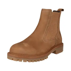 Women’s leather ankle boots with stitching and logo TT.Bagatt Chelsea image-1