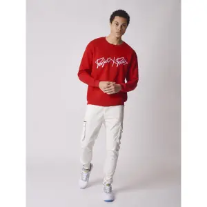Sweater met ronde hals en dik logoborduursel Project X Paris image-1