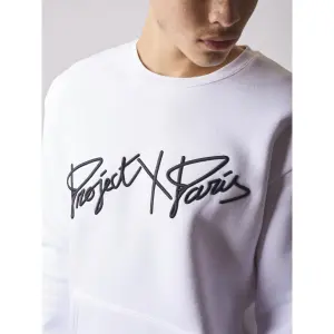 Sweatshirt mit Rundhalsausschnitt und dicker Logostickerei Project X Paris image-4