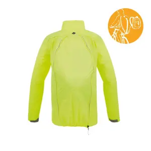 Nepromokavá bunda se zvětšovacím panelem na batoh se systémem ventilace + odrazové prvky Tucano Urbano Nano Rain Zeta image-3