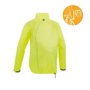 Nepromokavá bunda se zvětšovacím panelem na batoh se systémem ventilace + odrazové prvky Tucano Urbano Nano Rain Zeta image-2