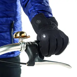 Long city bike gloves with integrated usb led light Tucano Urbano Lux image-1