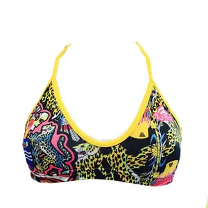 Haut de maillot de bain fille Turbo King Of Bongos Pattern Mare image-0
