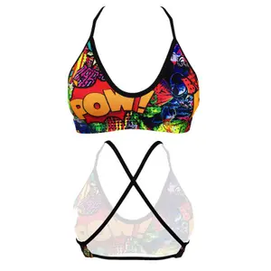 Top bikini para mujer Turbo Mare Super Comic image-0