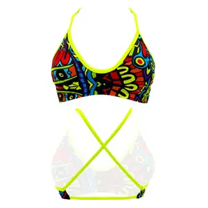 Fato de banho feminino top Turbo Mare' Africa Neon image-0