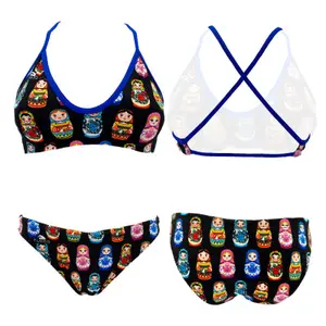 Fato de banho feminino de 2 peças Turbo Mare Matrioskas image-0