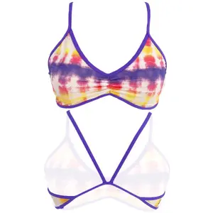 Bikinioberteil für Damen Turbo Funky Tie Dye Pastel image-0