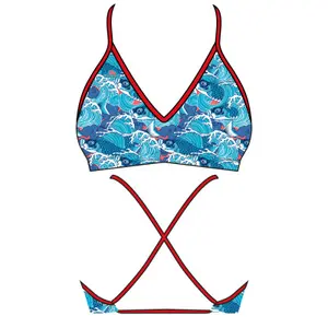 Haut de maillot de bain fille Turbo Mare' Total-koi image-0