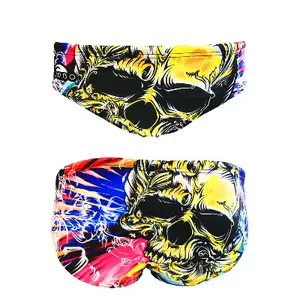 Slip de bain enfant Turbo Calavera Hibiscus image-0
