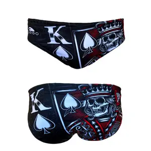 Kinder-Badeslip Turbo Card Skulls image-0