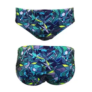 Slip de bain Turbo Skull Geo image-0