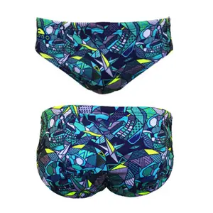 Slip de bain enfant Turbo Skull Geo image-0