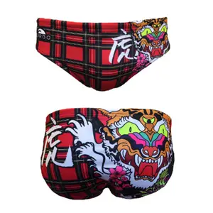 Slip de bain enfant Turbo Tartan Tiger image-0