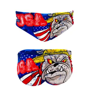 Slip de bain enfant Turbo America Dog image-0