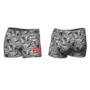 Boxer de bain Turbo Full Printed Black Carpa image-0