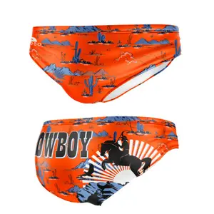 Slip de bain enfant Turbo Cowboy-cacti image-0