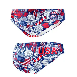 Dětské koupací trenky Turbo Team Usa 2023 image-0