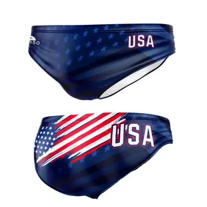 Slip de bain enfant Turbo Usa 2024 image-0