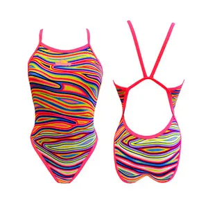 Maillot de bain 1 pièce fille Turbo Flow Revolution image-0