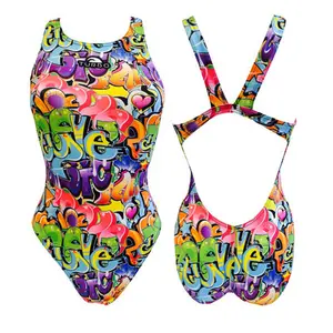 Maillot de bain 1 pièce fille Turbo Graffitti 2016 image-0