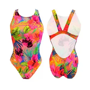 Maillot de bain 1 pièce fille Turbo Summer Flower image-0