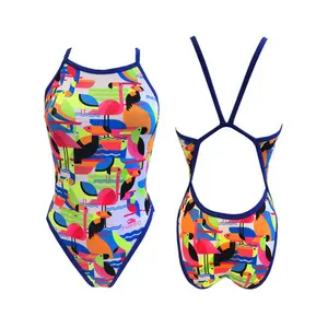 Fato de banho de menina de 1 peça Turbo Delta image-0