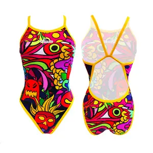 Maillot de bain 1 pièce femme Turbo Crazy Jungle (Revolution) image-0