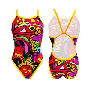 Maillot de bain 1 pièce fille Turbo Crazy Jungle Revolution image-0