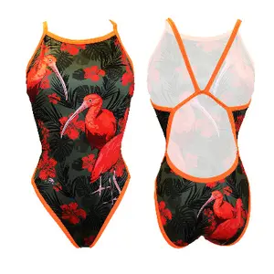 Fato de banho feminino de 1 peça Turbo Revolution' Water Bird image-0