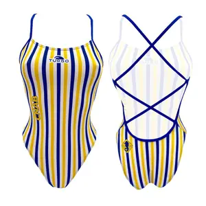 Fato de banho feminino de 1 peça Turbo Cnab (Modele Sirene) image-0