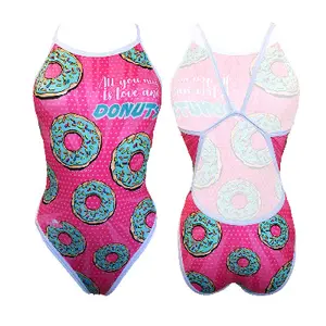 Dames zwempak uit 1 stuk Turbo Revolution' Comic Donut image-0
