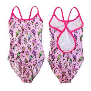 One-piece swimsuit for girls Turbo Happy Dreamer image-0
