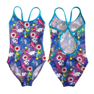 Maillot de bain 1 pièce fille Turbo Happy My Unicorn image-0